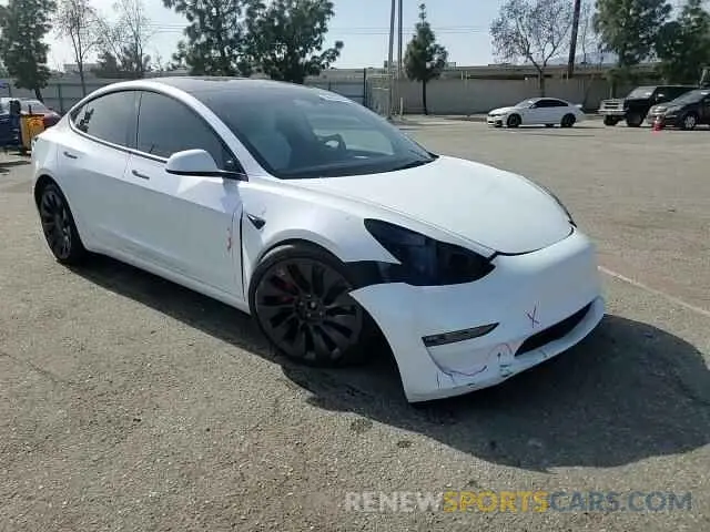 10 Photograph of a damaged car 5YJ3E1EC4PF649772 TESLA MODEL 3 2023