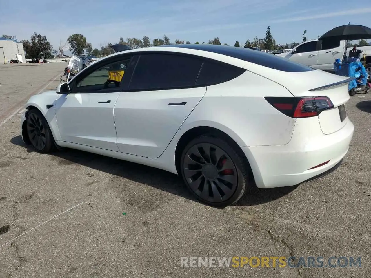 2 Photograph of a damaged car 5YJ3E1EC4PF649772 TESLA MODEL 3 2023