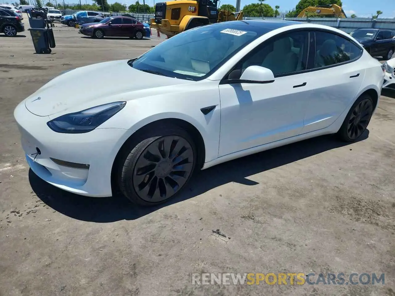 1 Photograph of a damaged car 5YJ3E1EC4PF697529 TESLA MODEL 3 2023