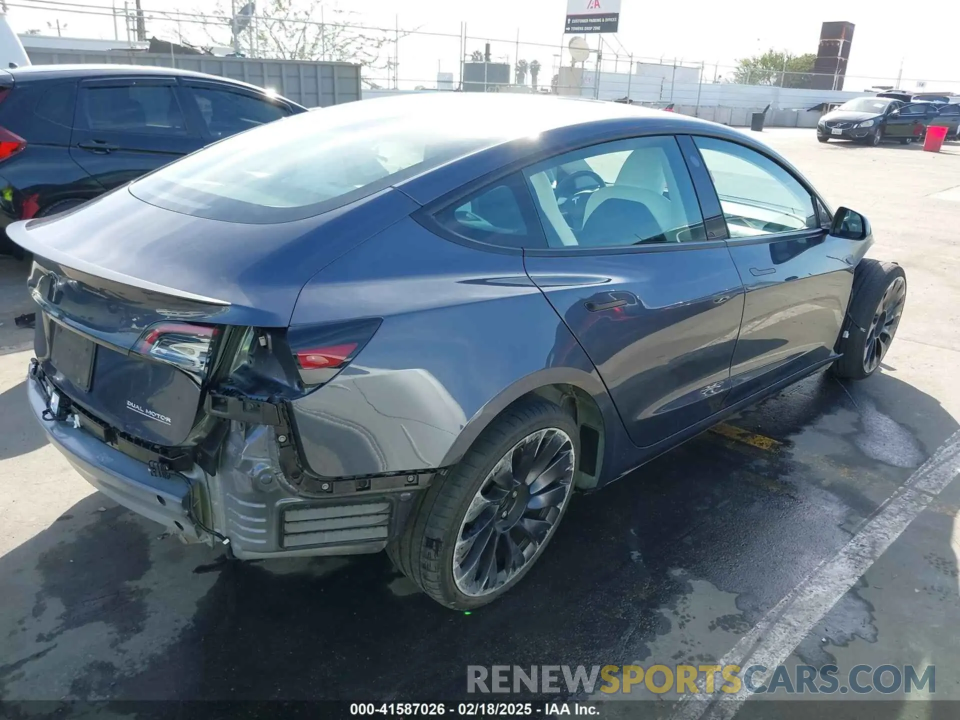 6 Photograph of a damaged car 5YJ3E1EC4PF705449 TESLA MODEL 3 2023