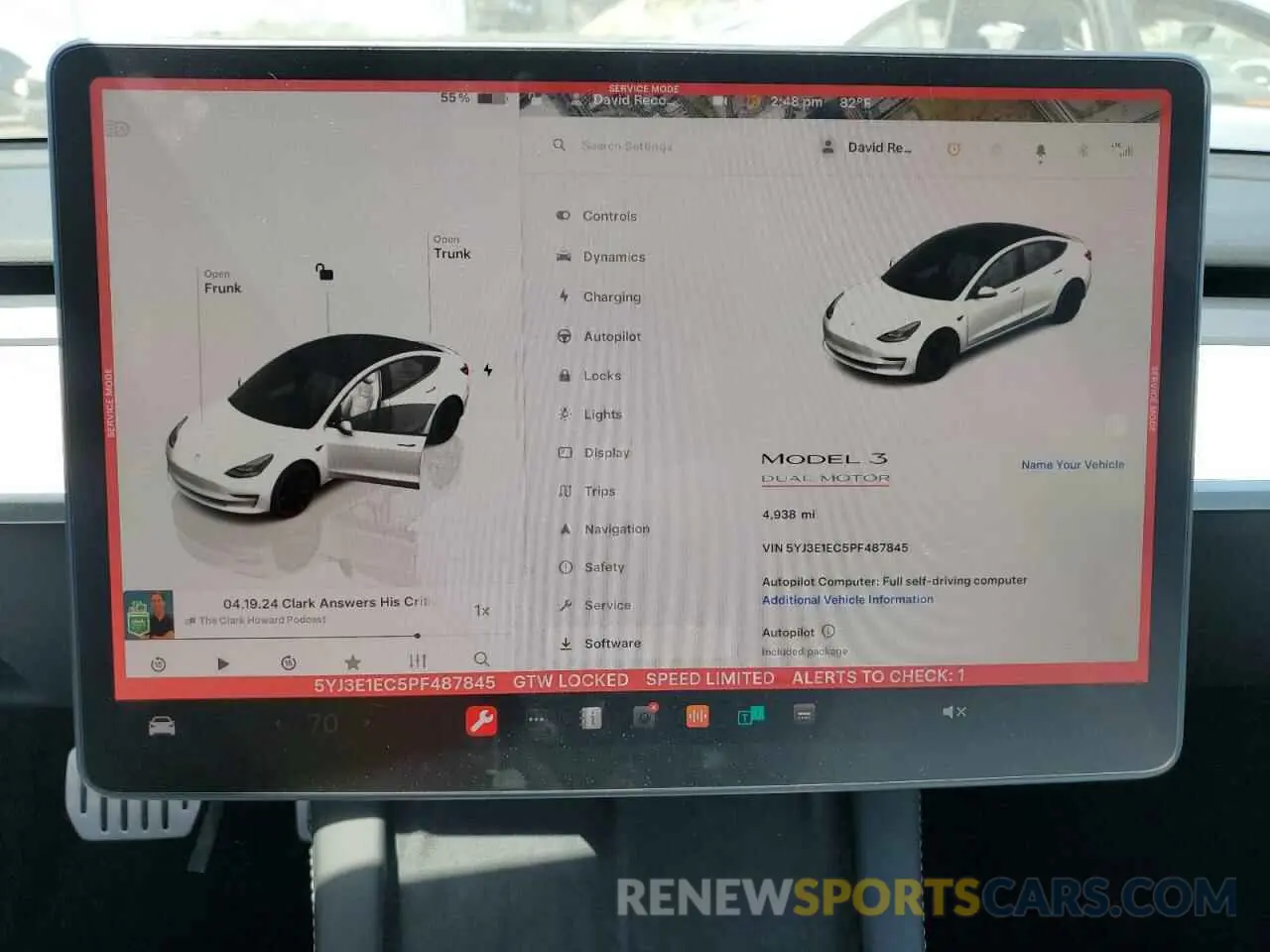 9 Photograph of a damaged car 5YJ3E1EC5PF487845 TESLA MODEL 3 2023