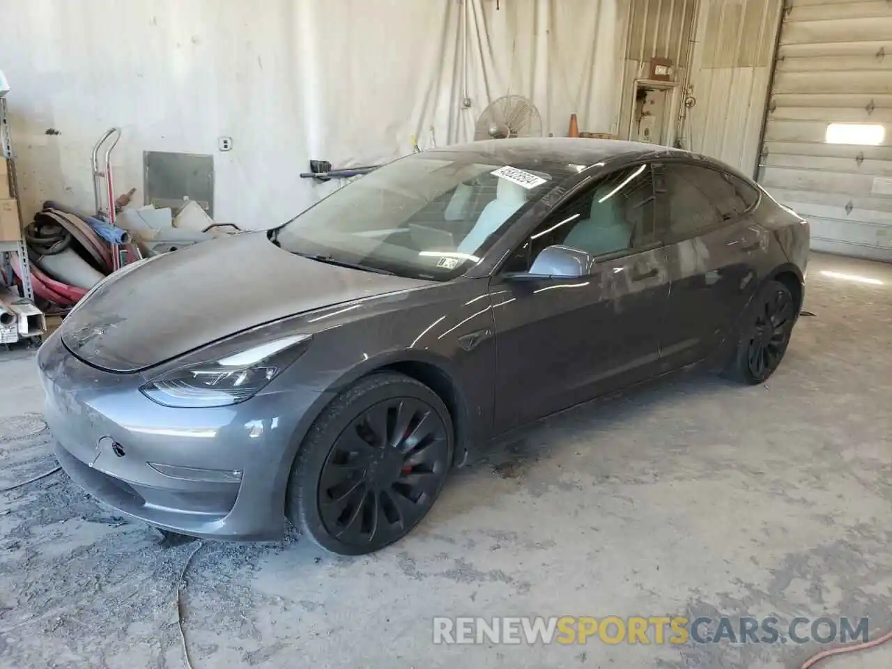 1 Photograph of a damaged car 5YJ3E1EC5PF626324 TESLA MODEL 3 2023