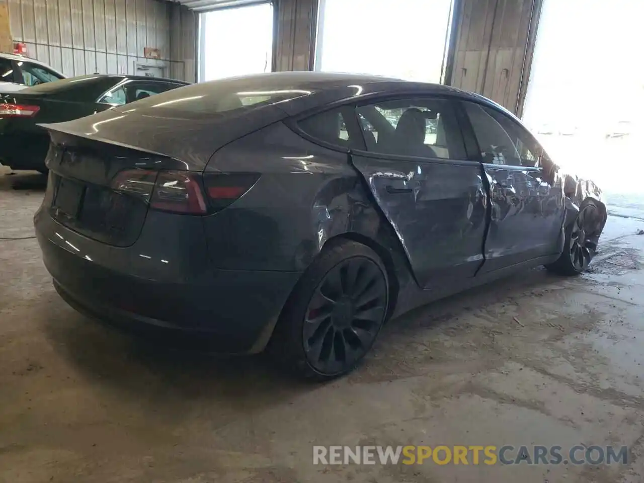 3 Photograph of a damaged car 5YJ3E1EC5PF626324 TESLA MODEL 3 2023