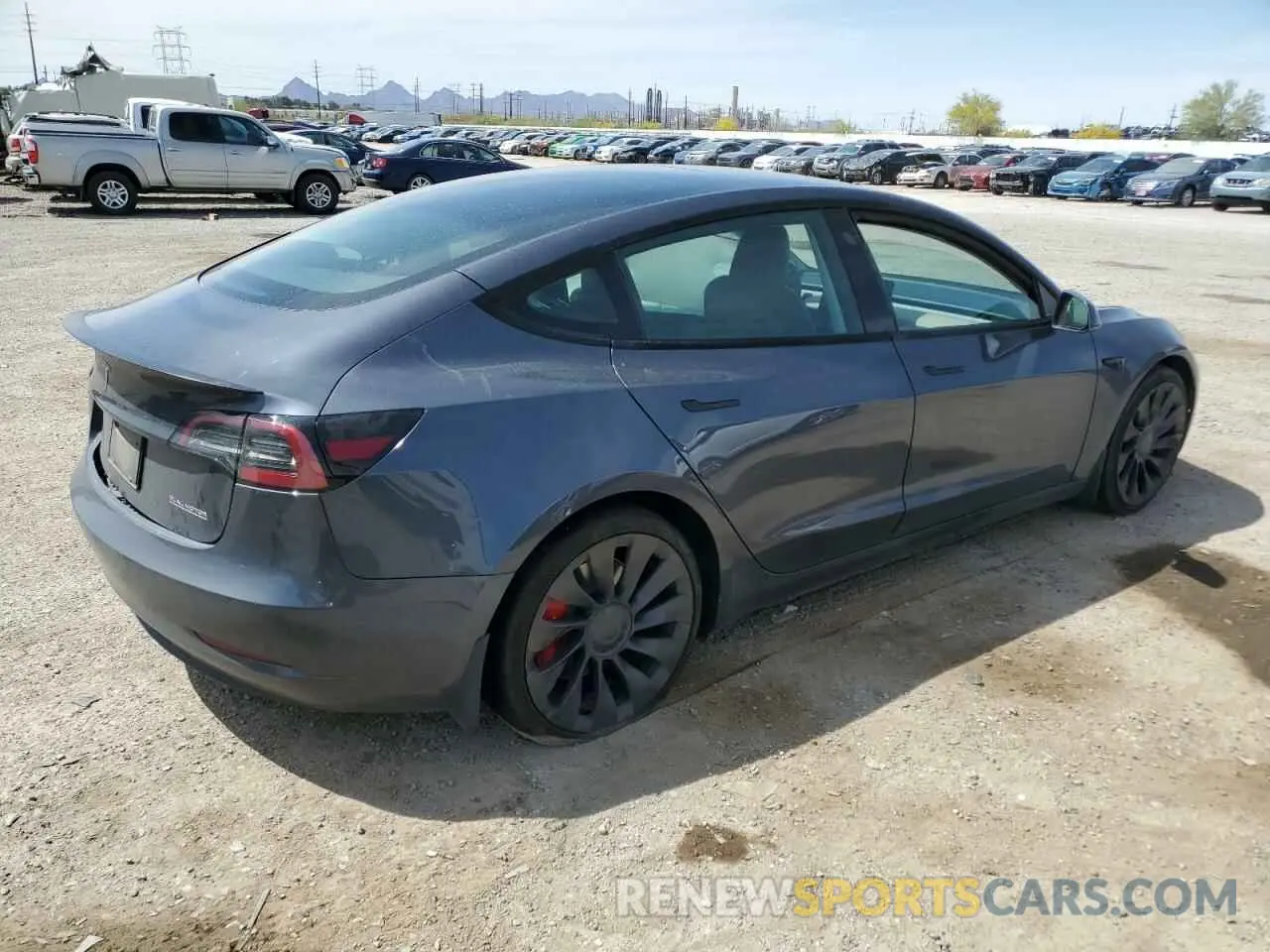 3 Photograph of a damaged car 5YJ3E1EC5PF633483 TESLA MODEL 3 2023