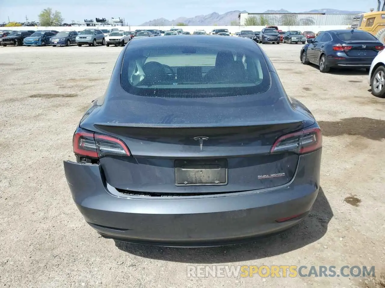 6 Photograph of a damaged car 5YJ3E1EC5PF633483 TESLA MODEL 3 2023