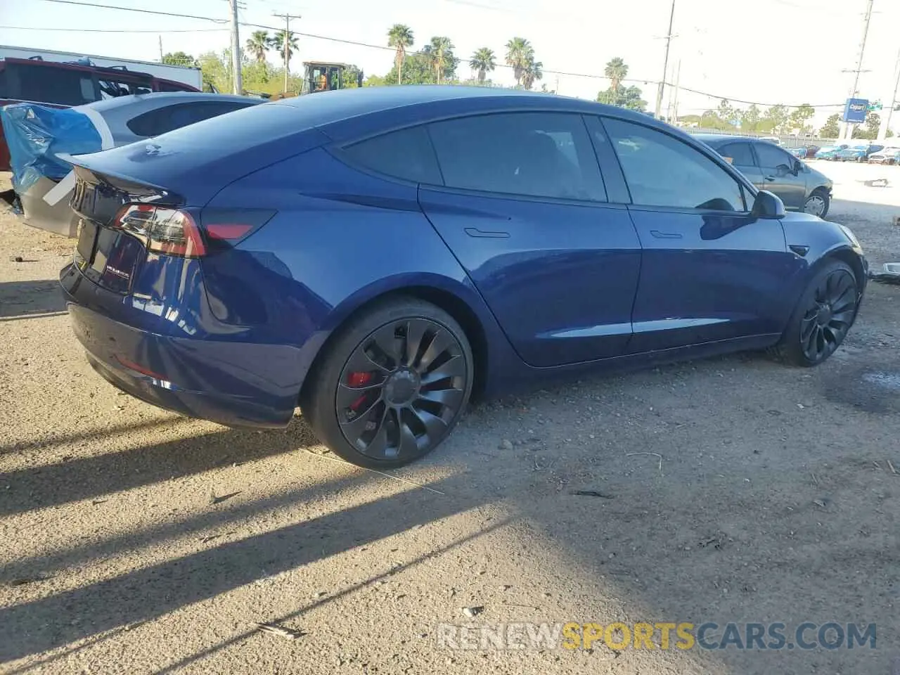 3 Photograph of a damaged car 5YJ3E1EC5PF634178 TESLA MODEL 3 2023