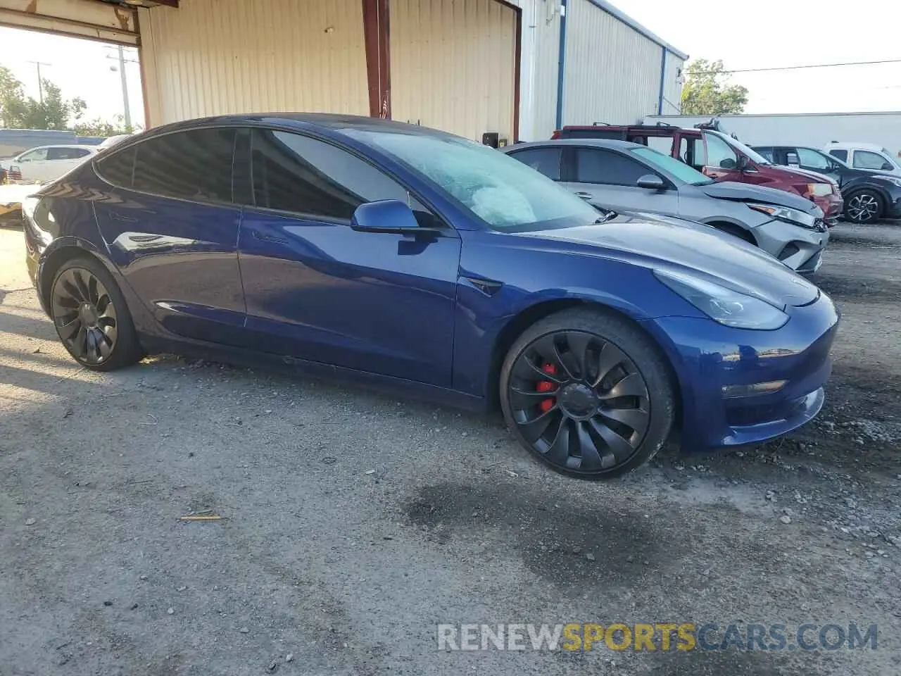 4 Photograph of a damaged car 5YJ3E1EC5PF634178 TESLA MODEL 3 2023