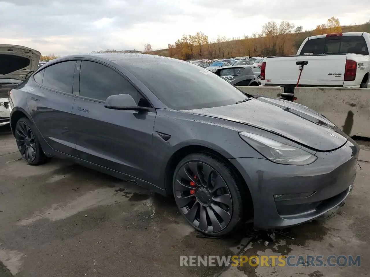 4 Photograph of a damaged car 5YJ3E1EC5PF634522 TESLA MODEL 3 2023