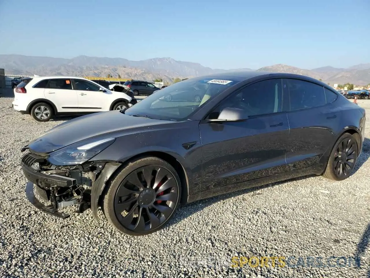 1 Photograph of a damaged car 5YJ3E1EC5PF635511 TESLA MODEL 3 2023