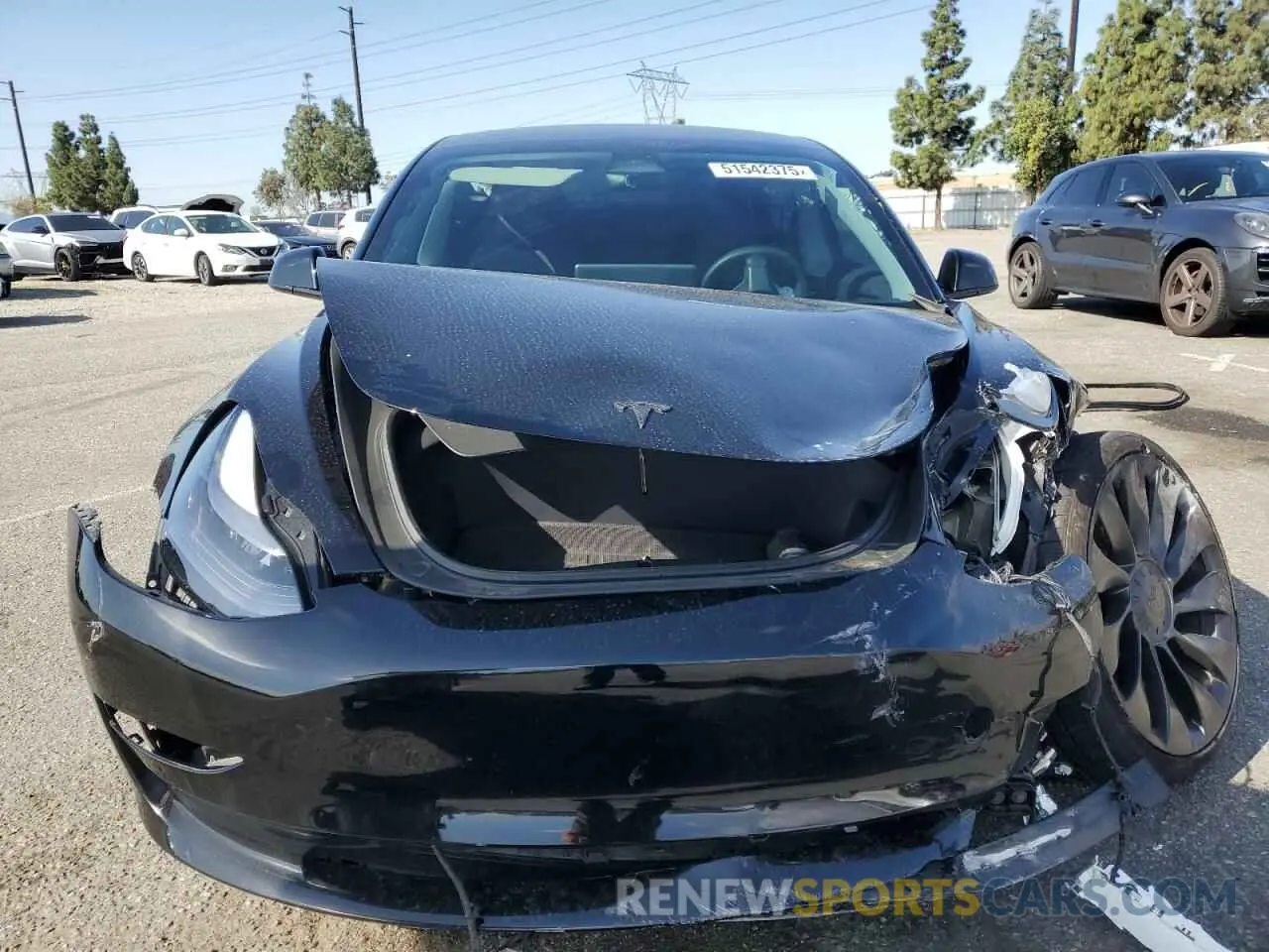 5 Photograph of a damaged car 5YJ3E1EC5PF681114 TESLA MODEL 3 2023