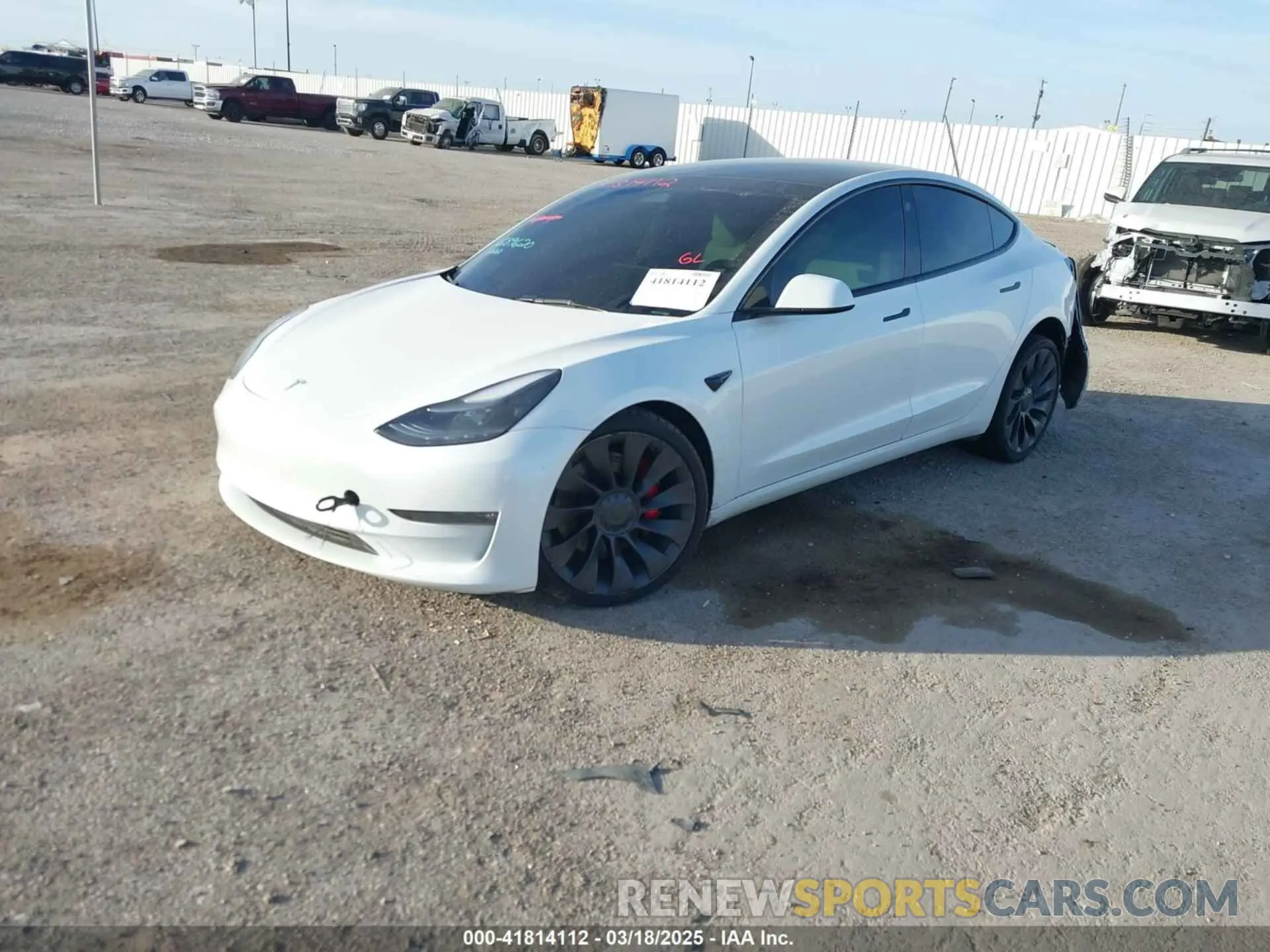 2 Photograph of a damaged car 5YJ3E1EC5PF689620 TESLA MODEL 3 2023