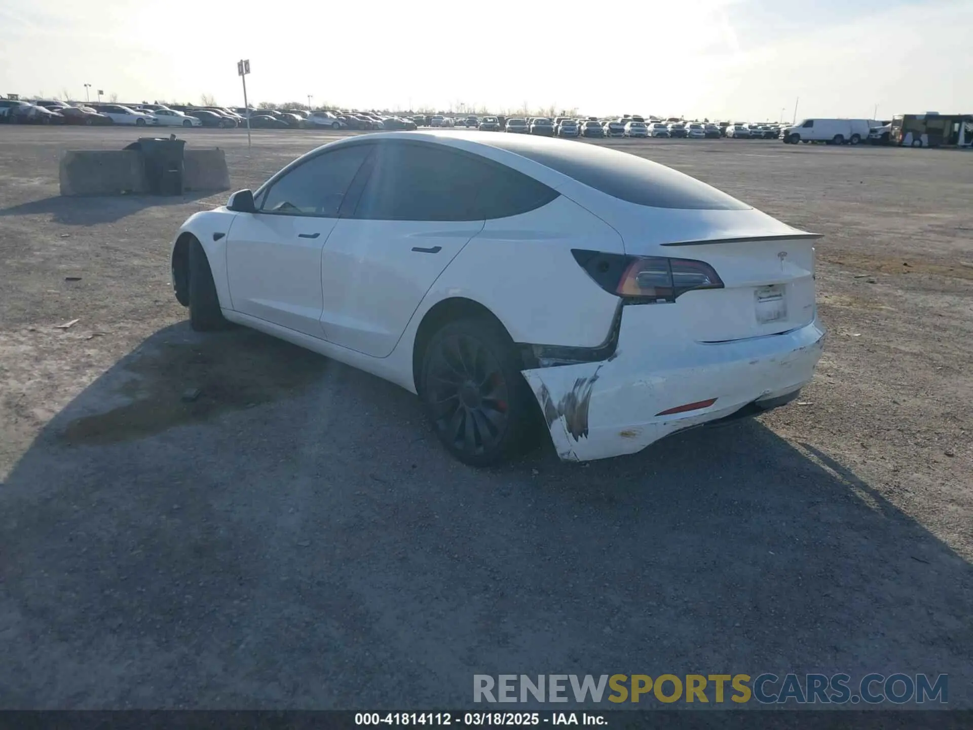 3 Photograph of a damaged car 5YJ3E1EC5PF689620 TESLA MODEL 3 2023