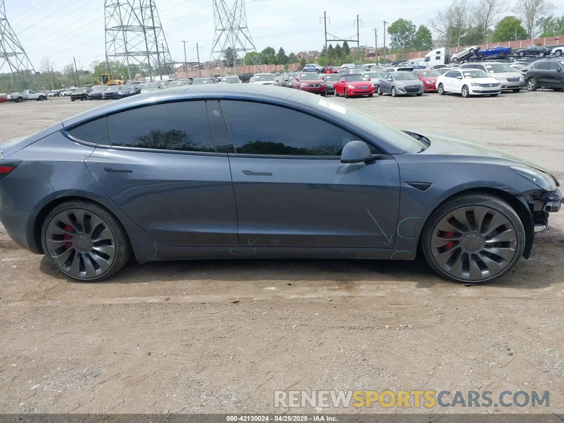 14 Photograph of a damaged car 5YJ3E1EC6PF383560 TESLA MODEL 3 2023