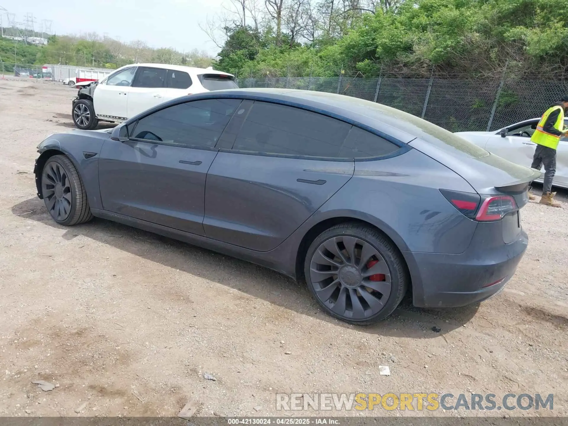 3 Photograph of a damaged car 5YJ3E1EC6PF383560 TESLA MODEL 3 2023