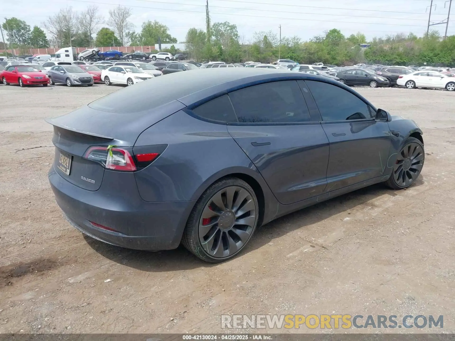 4 Photograph of a damaged car 5YJ3E1EC6PF383560 TESLA MODEL 3 2023