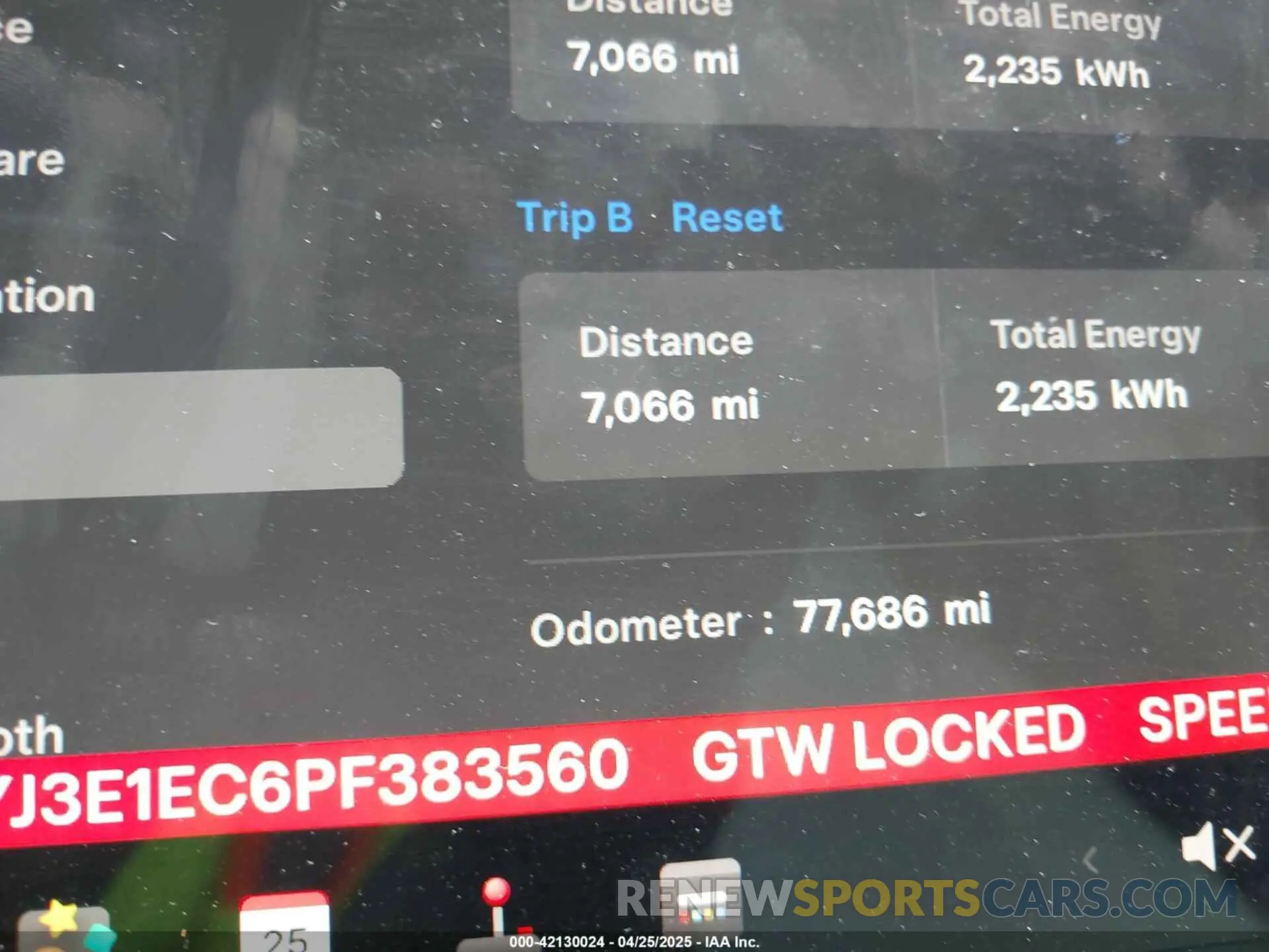 7 Photograph of a damaged car 5YJ3E1EC6PF383560 TESLA MODEL 3 2023