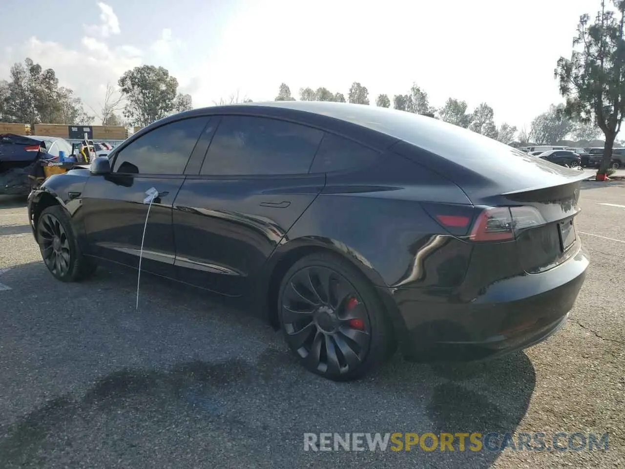 2 Photograph of a damaged car 5YJ3E1EC6PF422079 TESLA MODEL 3 2023