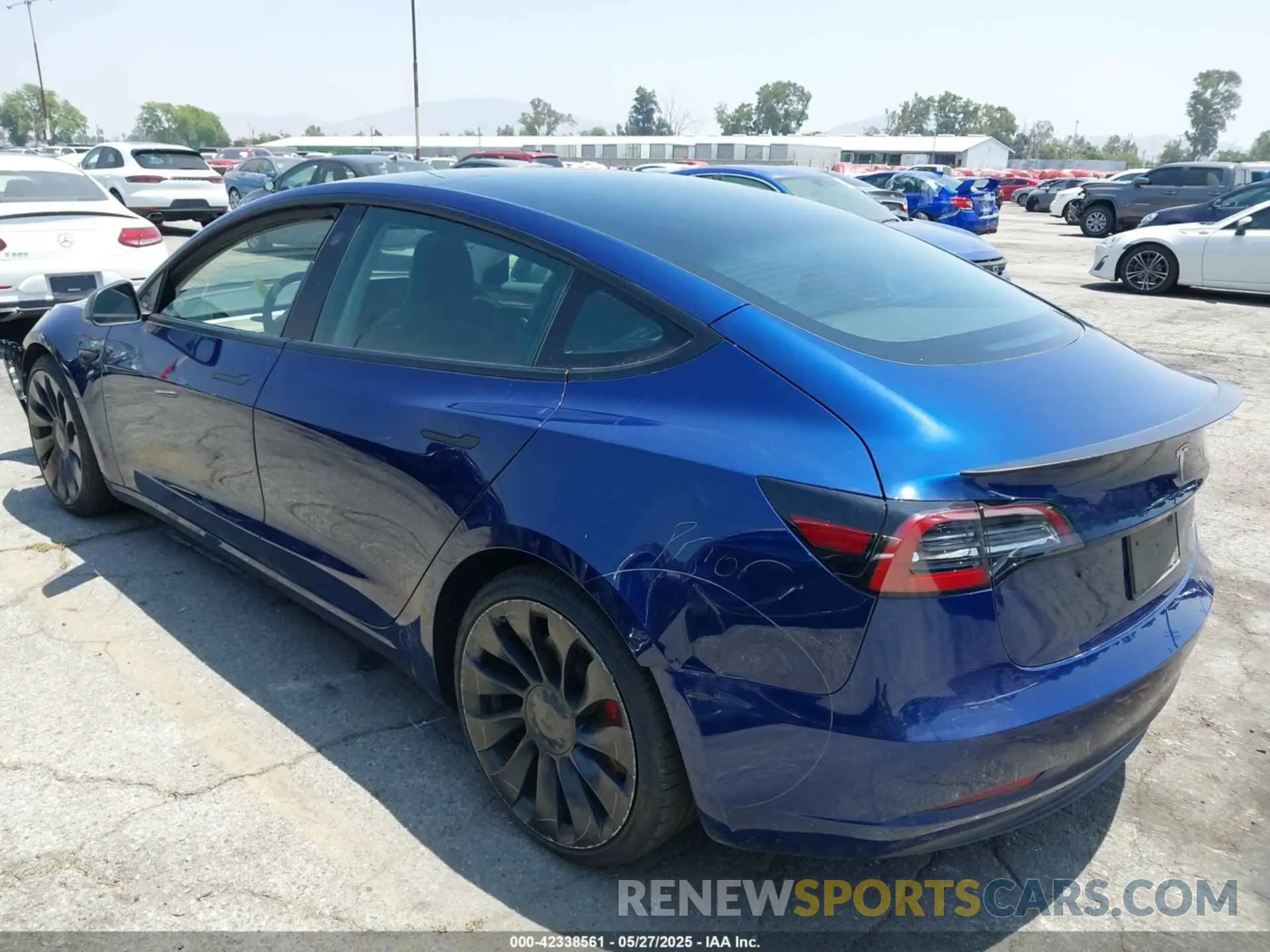 3 Photograph of a damaged car 5YJ3E1EC6PF431574 TESLA MODEL 3 2023
