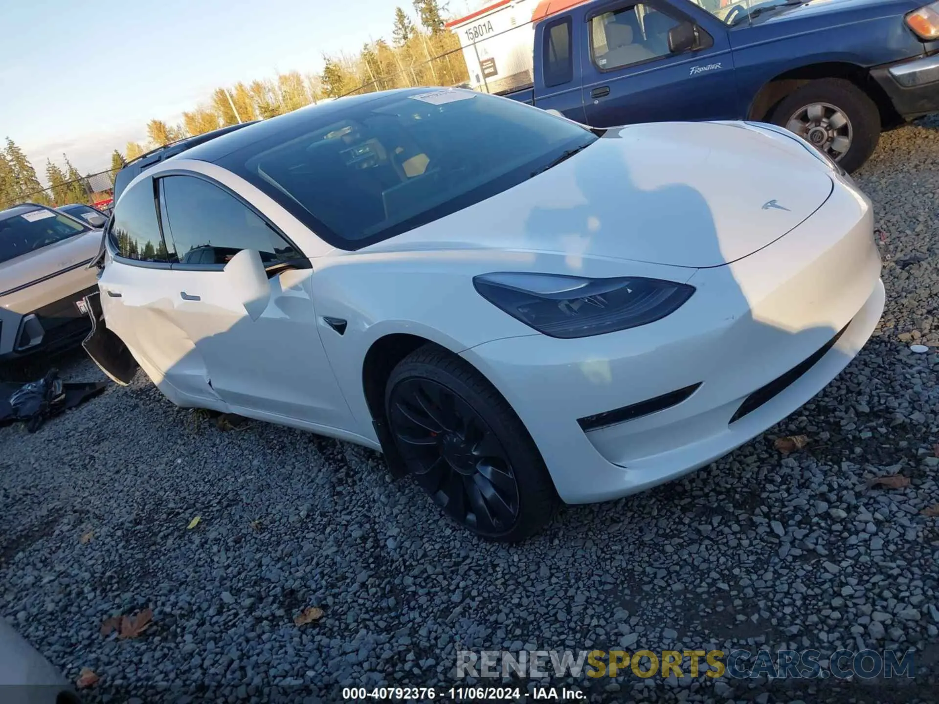 1 Photograph of a damaged car 5YJ3E1EC6PF553660 TESLA MODEL 3 2023