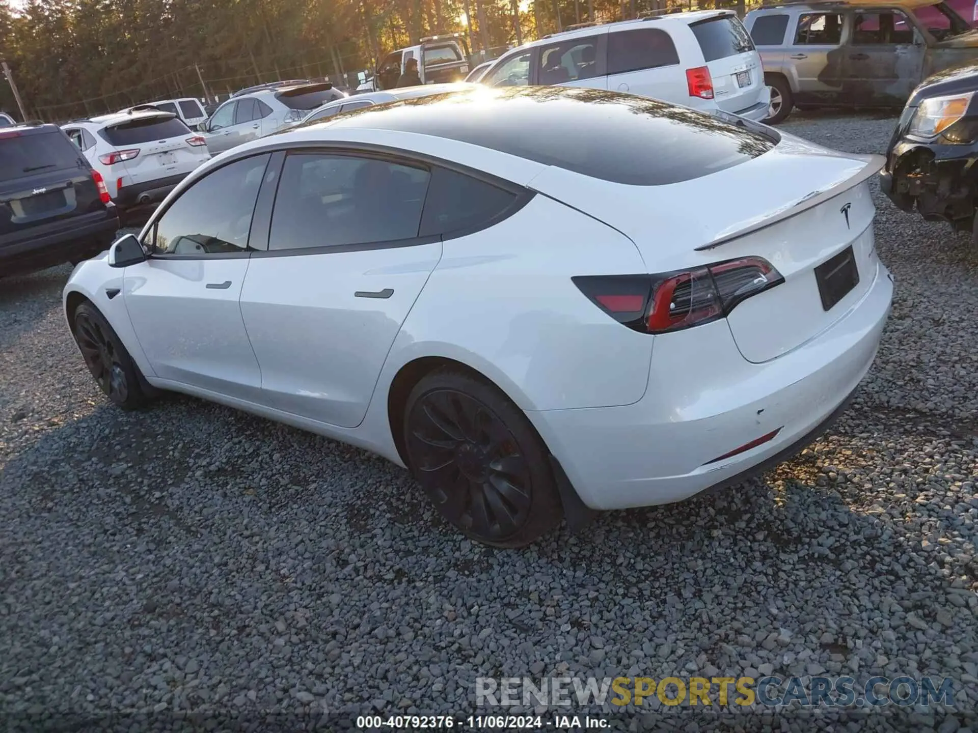 3 Photograph of a damaged car 5YJ3E1EC6PF553660 TESLA MODEL 3 2023