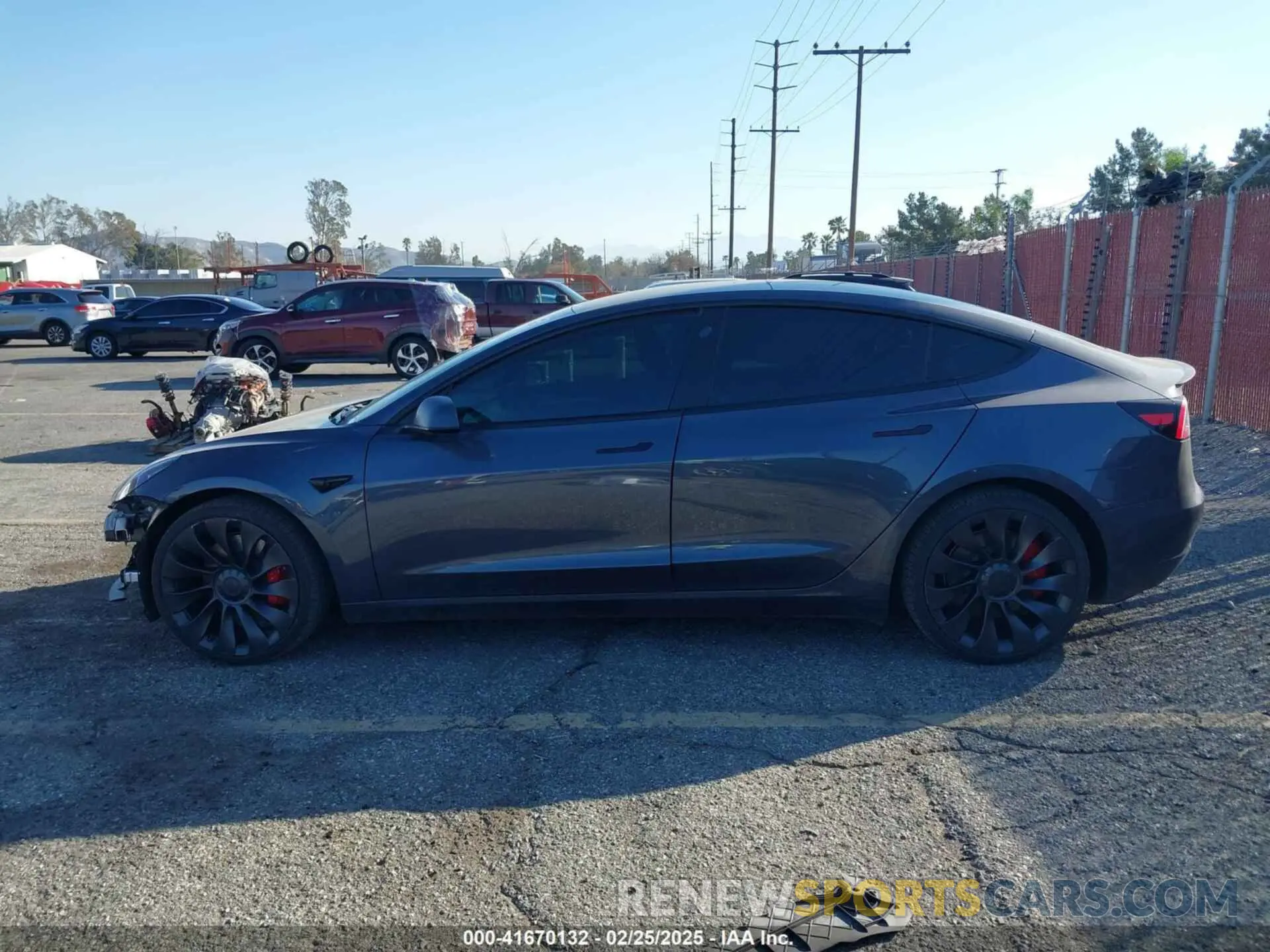 14 Photograph of a damaged car 5YJ3E1EC6PF714766 TESLA MODEL 3 2023