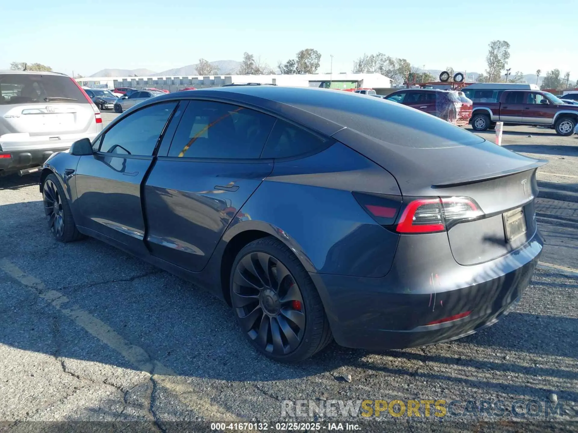 3 Photograph of a damaged car 5YJ3E1EC6PF714766 TESLA MODEL 3 2023