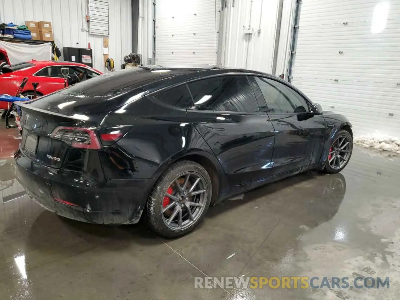 3 Photograph of a damaged car 5YJ3E1EC7PF399105 TESLA MODEL 3 2023
