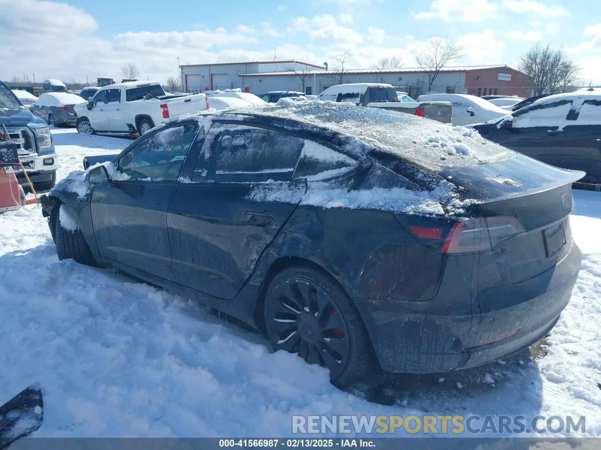 3 Photograph of a damaged car 5YJ3E1EC7PF423161 TESLA MODEL 3 2023