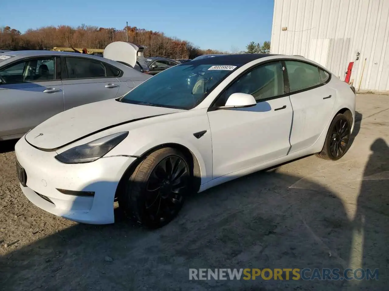 1 Photograph of a damaged car 5YJ3E1EC7PF428389 TESLA MODEL 3 2023