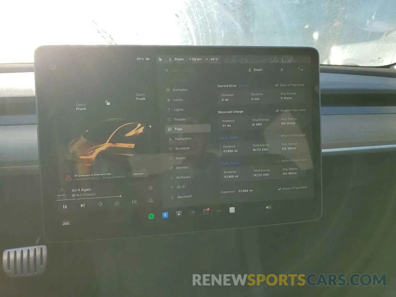 9 Photograph of a damaged car 5YJ3E1EC7PF428389 TESLA MODEL 3 2023