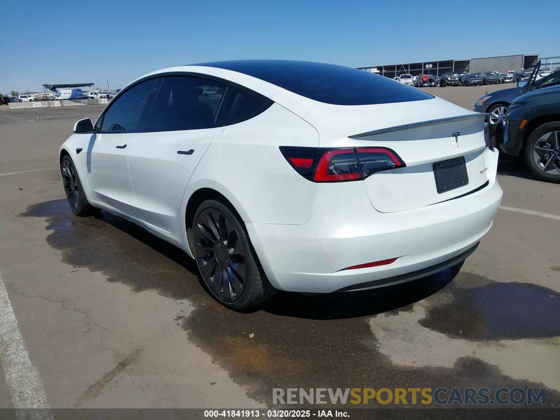 3 Photograph of a damaged car 5YJ3E1EC7PF432748 TESLA MODEL 3 2023
