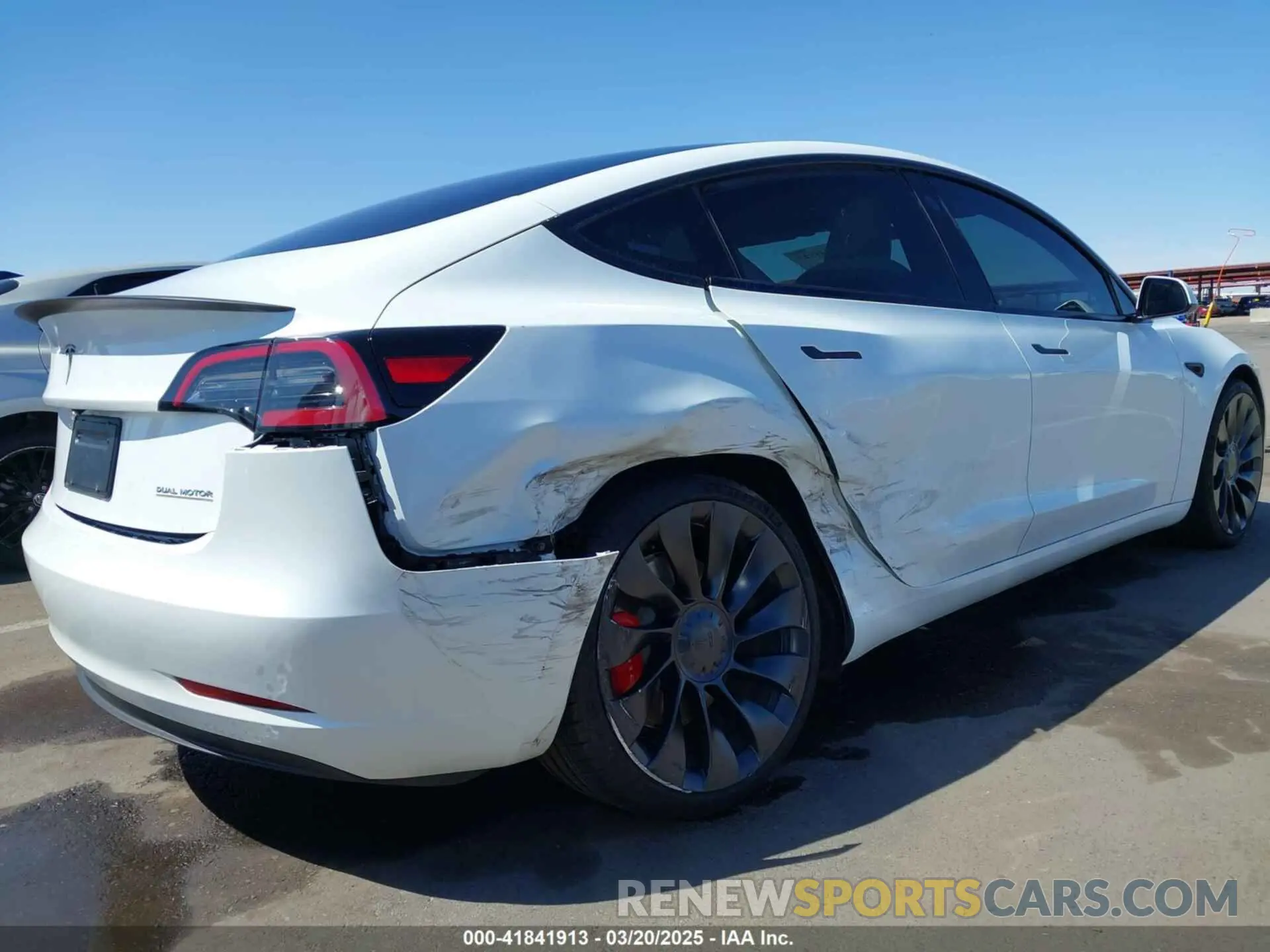 6 Photograph of a damaged car 5YJ3E1EC7PF432748 TESLA MODEL 3 2023