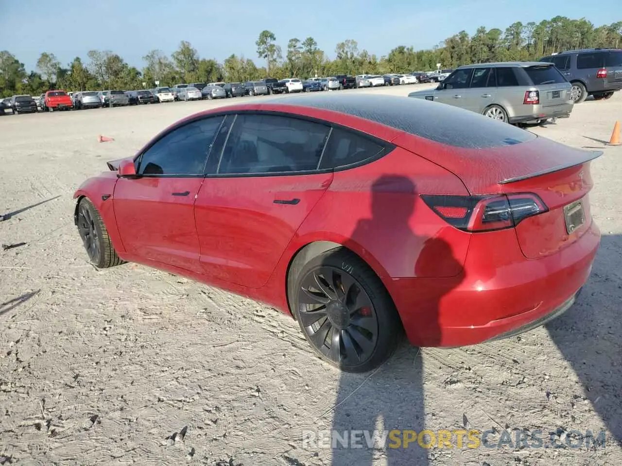 2 Photograph of a damaged car 5YJ3E1EC7PF486616 TESLA MODEL 3 2023