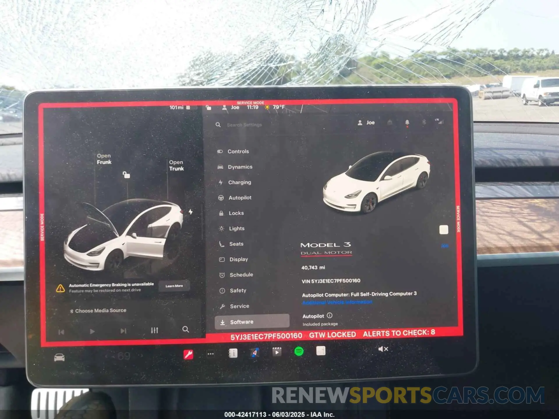 18 Photograph of a damaged car 5YJ3E1EC7PF500160 TESLA MODEL 3 2023