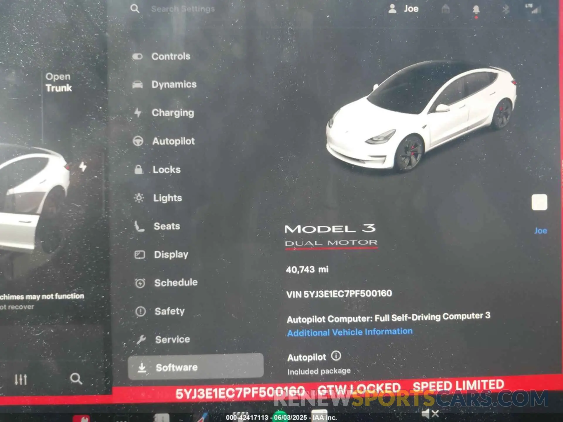7 Photograph of a damaged car 5YJ3E1EC7PF500160 TESLA MODEL 3 2023