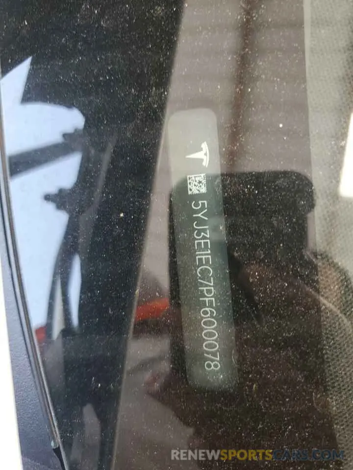 12 Photograph of a damaged car 5YJ3E1EC7PF600078 TESLA MODEL 3 2023