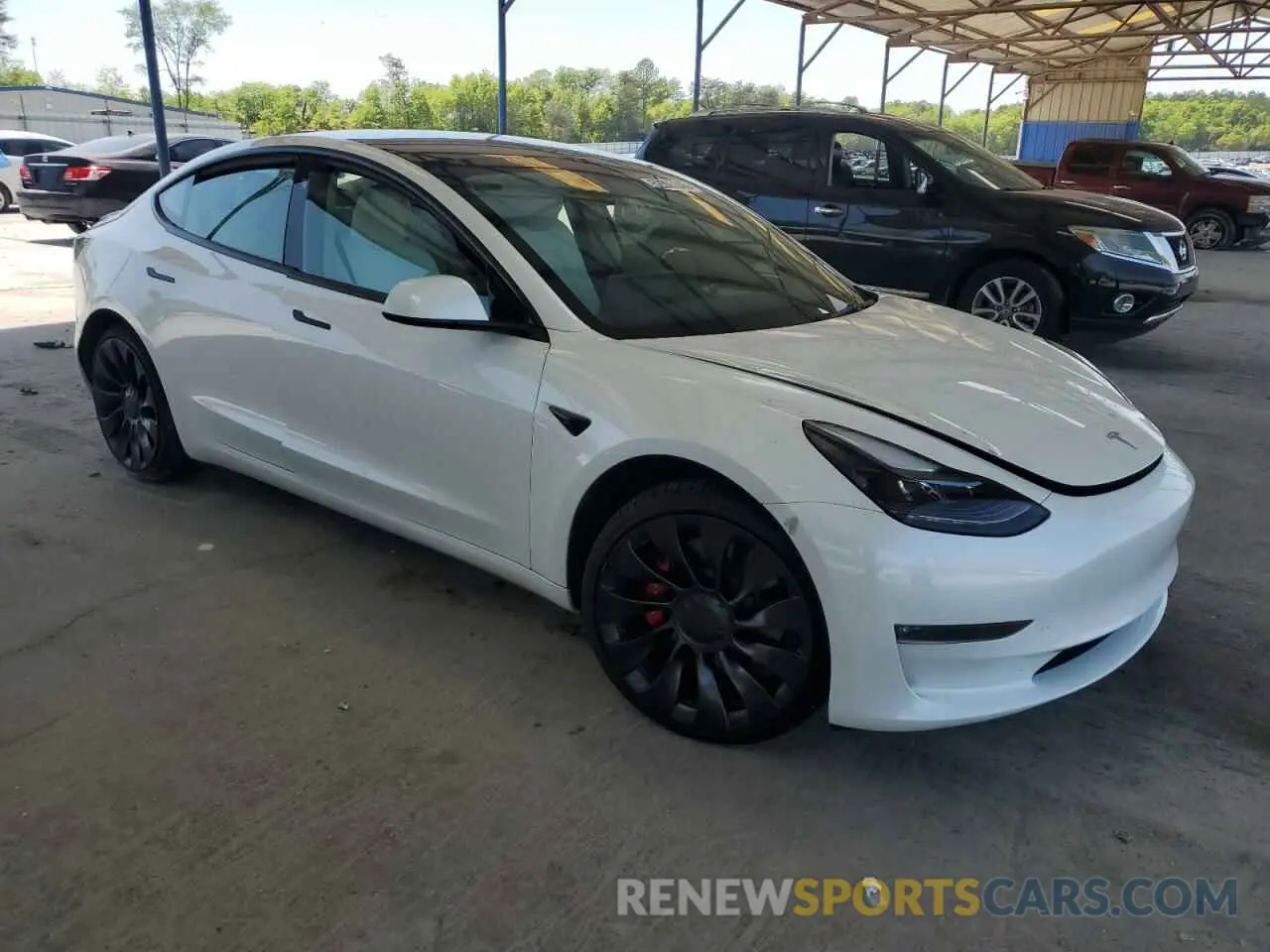 4 Photograph of a damaged car 5YJ3E1EC7PF600078 TESLA MODEL 3 2023