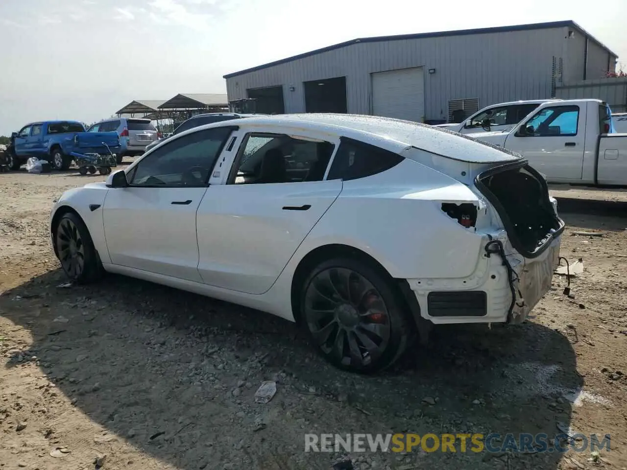 2 Photograph of a damaged car 5YJ3E1EC7PF604759 TESLA MODEL 3 2023