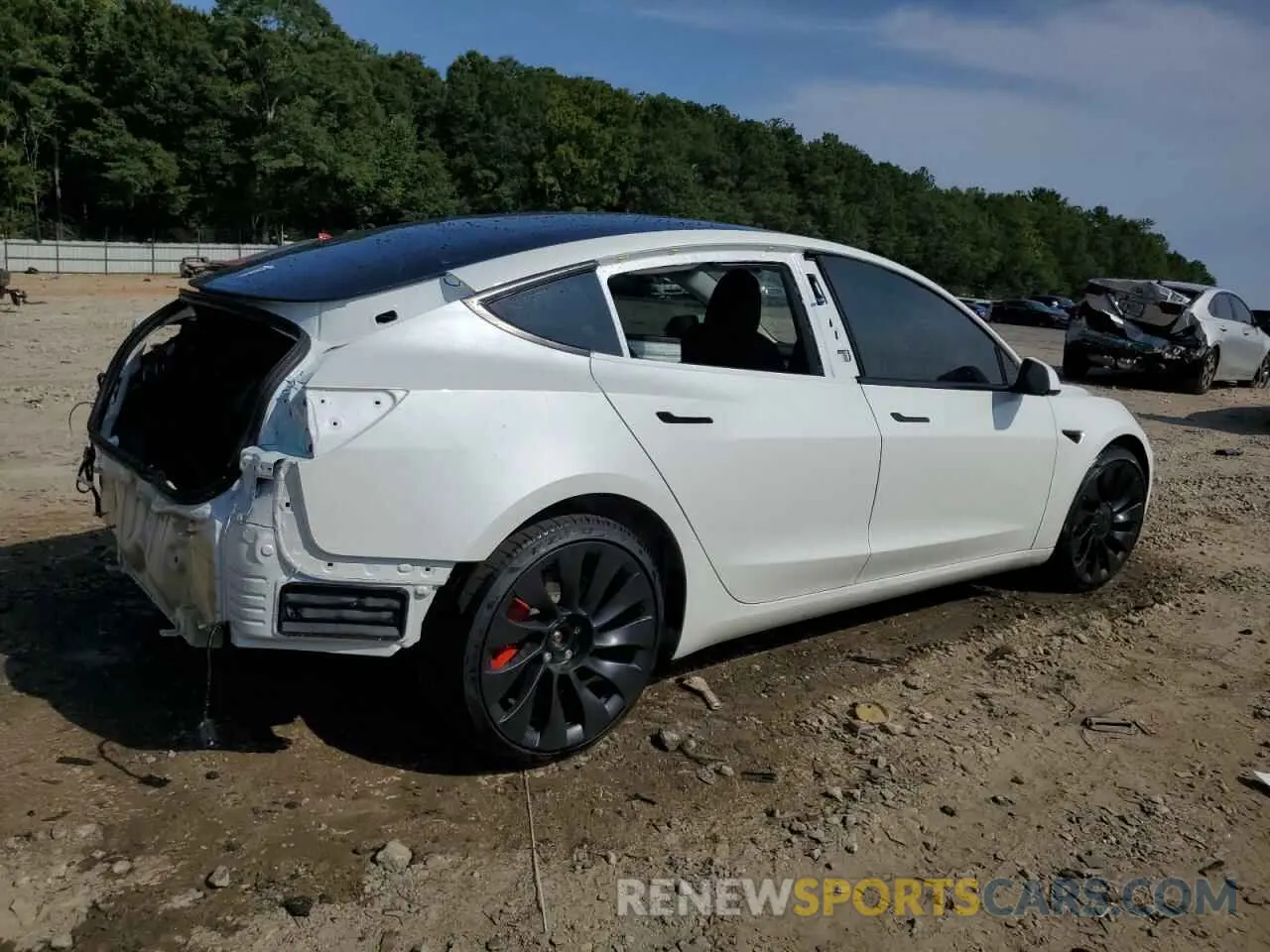 3 Photograph of a damaged car 5YJ3E1EC7PF604759 TESLA MODEL 3 2023