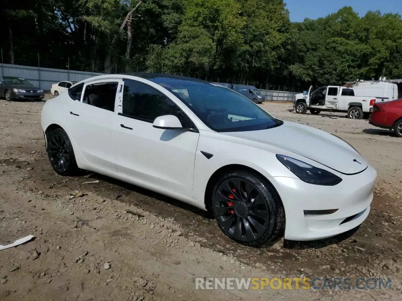 4 Photograph of a damaged car 5YJ3E1EC7PF604759 TESLA MODEL 3 2023