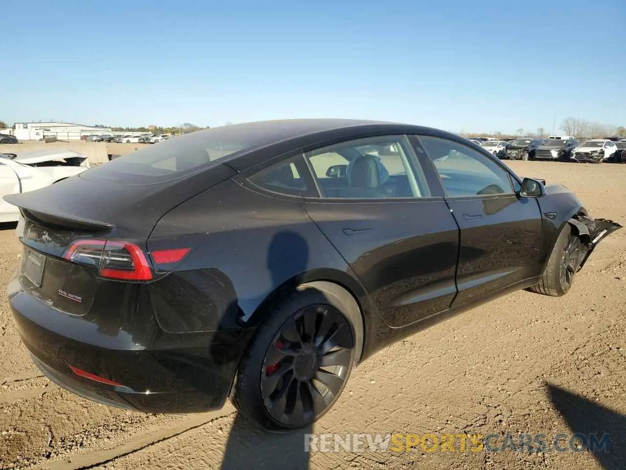 3 Photograph of a damaged car 5YJ3E1EC8PF409012 TESLA MODEL 3 2023