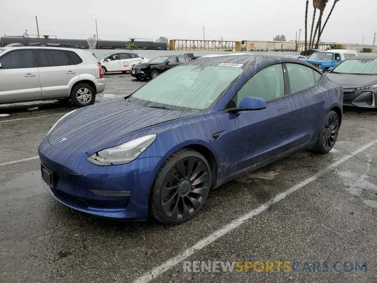 1 Photograph of a damaged car 5YJ3E1EC8PF461353 TESLA MODEL 3 2023
