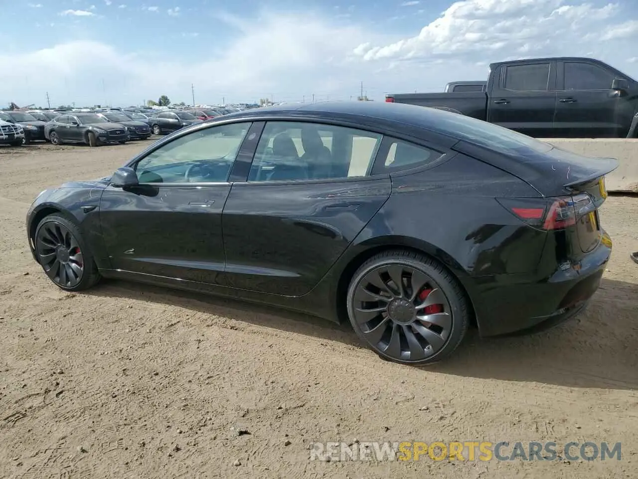 2 Photograph of a damaged car 5YJ3E1EC8PF634532 TESLA MODEL 3 2023