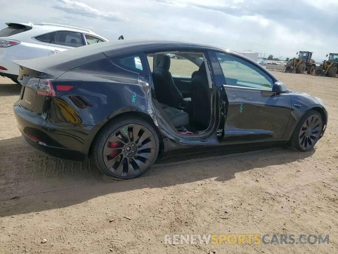 3 Photograph of a damaged car 5YJ3E1EC8PF634532 TESLA MODEL 3 2023