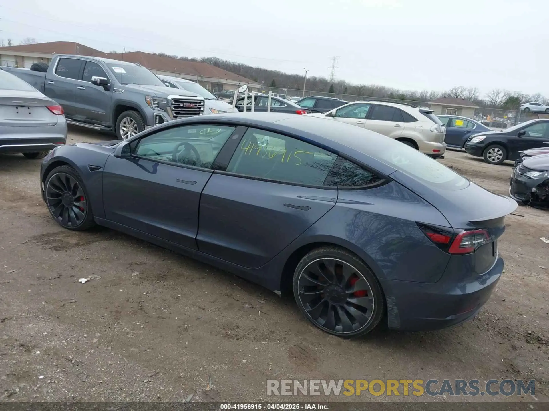 3 Photograph of a damaged car 5YJ3E1EC9PF407365 TESLA MODEL 3 2023