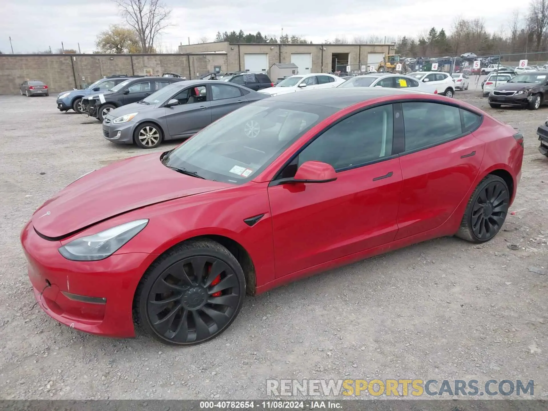 2 Photograph of a damaged car 5YJ3E1EC9PF408466 TESLA MODEL 3 2023