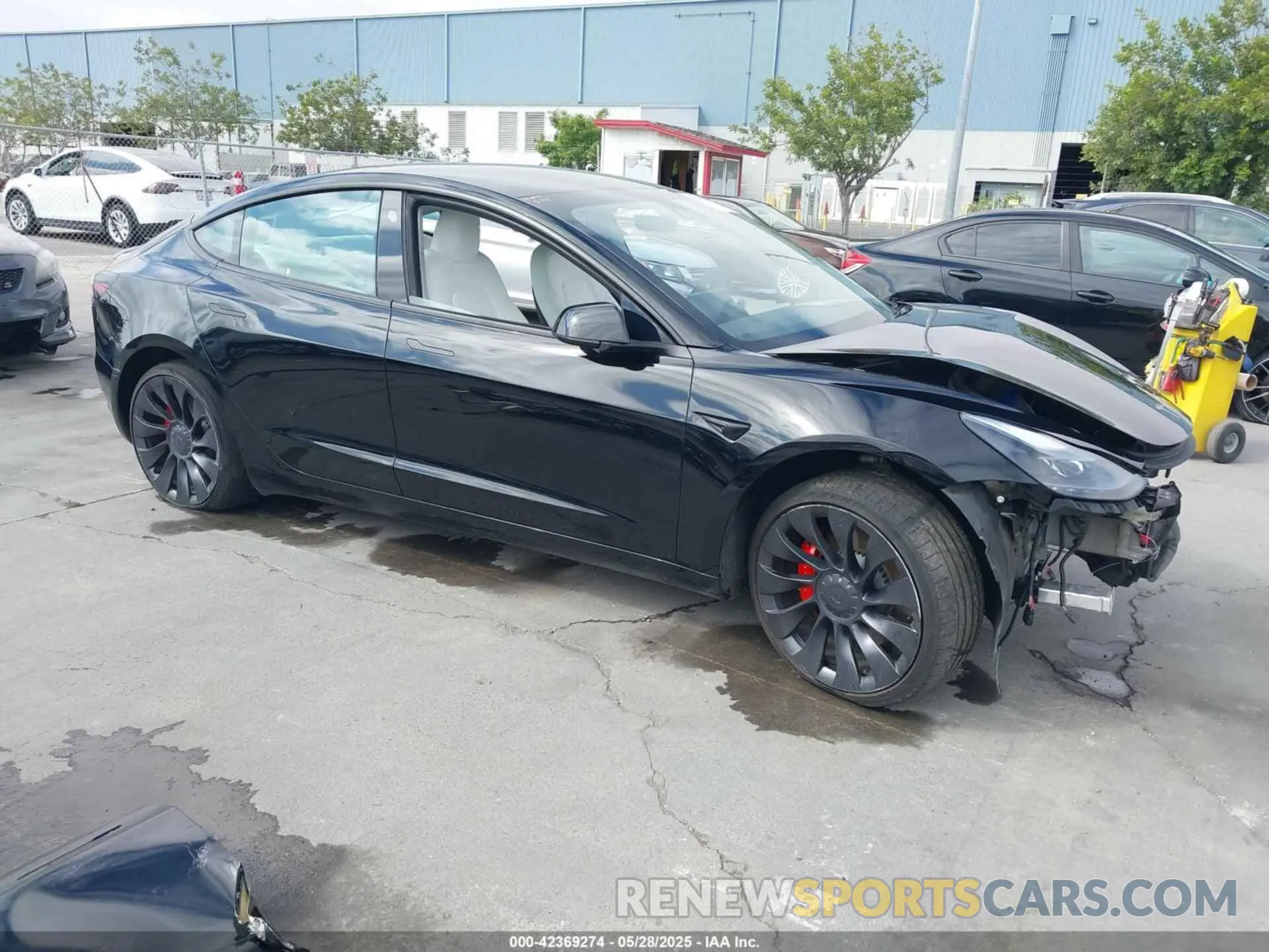 1 Photograph of a damaged car 5YJ3E1EC9PF508955 TESLA MODEL 3 2023