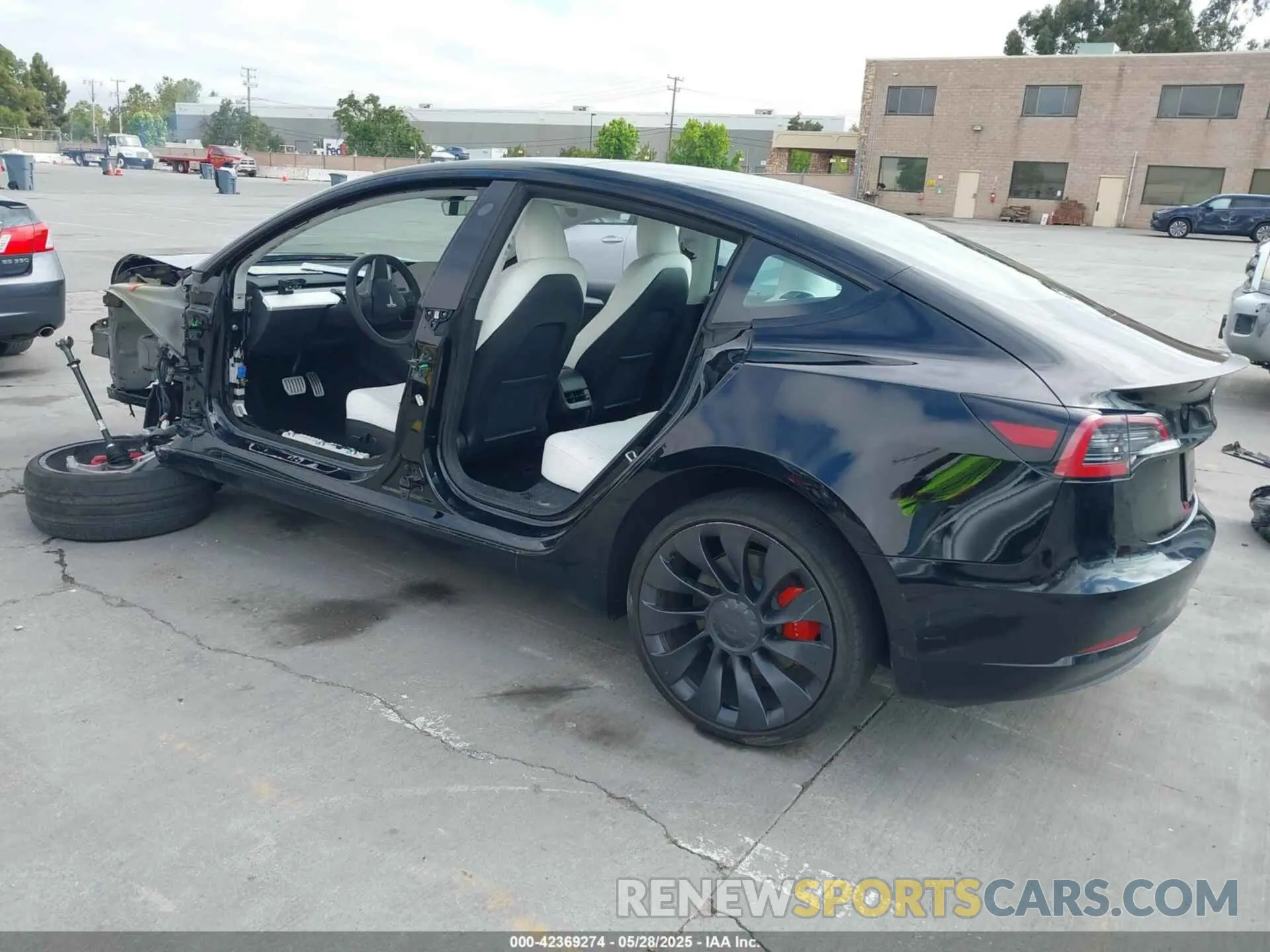 3 Photograph of a damaged car 5YJ3E1EC9PF508955 TESLA MODEL 3 2023