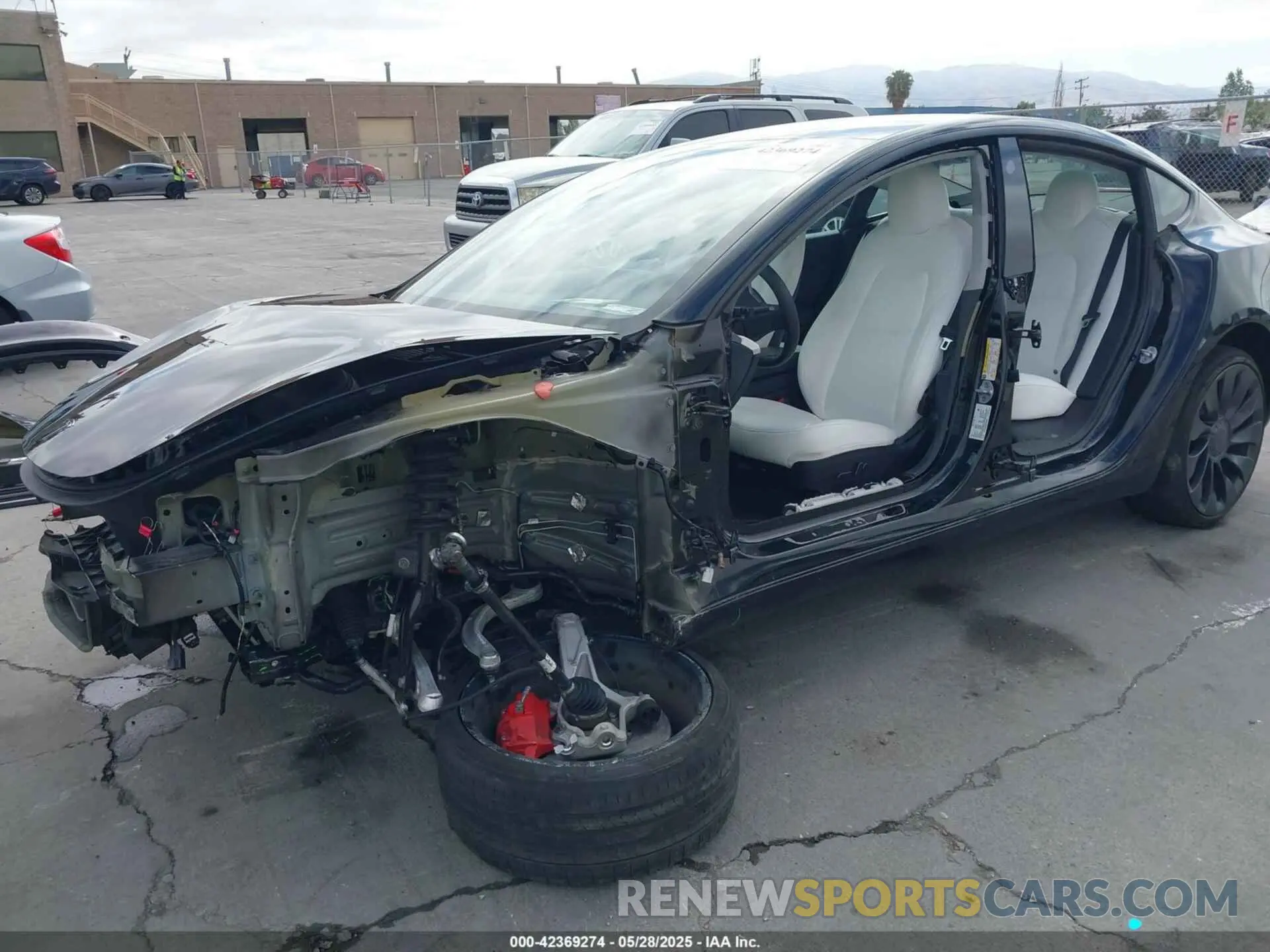 6 Photograph of a damaged car 5YJ3E1EC9PF508955 TESLA MODEL 3 2023