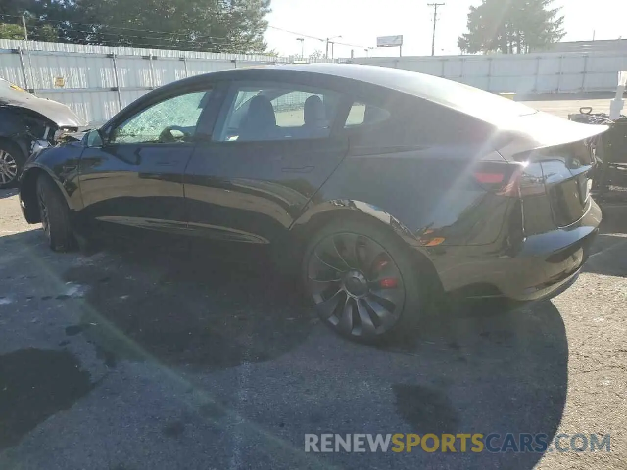 2 Photograph of a damaged car 5YJ3E1EC9PF627878 TESLA MODEL 3 2023